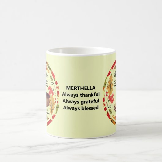 LEBENSGEFÜHL Danksagend Christlich Kaffeetasse (Mittel)