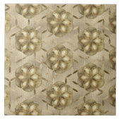 Lebensgefühl in Blume von Lebensmustern Fliese (Vorderseite)