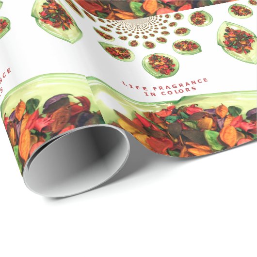 Lebensgefühl in Farbe Potpourri Geschenkpapier (Rolleneckpunkt)