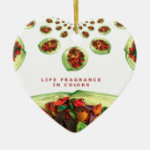 Lebensgefühl in Farbe Potpourri Keramikornament (Vorne)