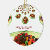 Lebensgefühl in Farbe Potpourri Keramikornament (Links)