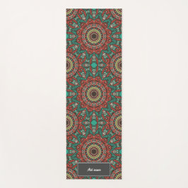 Lebensgefühle Mandala-individuelle Name Yogamatte