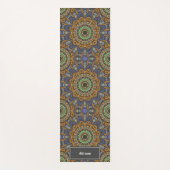 Lebensgefühle Mandala-individuelle Name Yogamatte (Vorderseite)