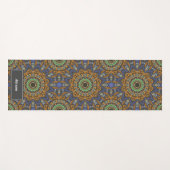 Lebensgefühle Mandala-individuelle Name Yogamatte (Vorderseite (Horizontal))
