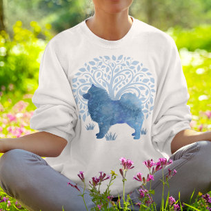 LEBENSGENE Lapphund BAUM DES LEBENS vorne und hint Sweatshirt