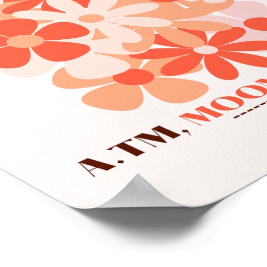 LEBENSGESAMTE BLUME POSTER (Ecke)