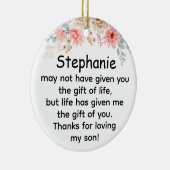 Lebensgeschenk Keramik Ornament (Rechts)