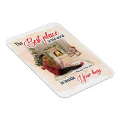 Lebensgeschenke | Der beste Platz der Welt Magnet (Rechte Seite)