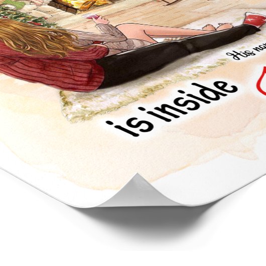 Lebensgeschenke | Der beste Platz der Welt Poster (Ecke)