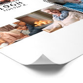 Lebensgeschichte - Zeitplaner Beerdigung Gedächtni Poster (Ecke)