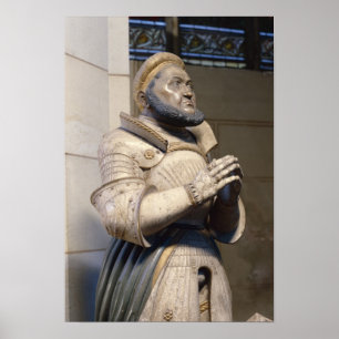 Lebensgroße Alabaster-Statue des Wählers Poster