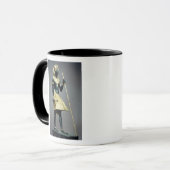 Lebensgroße Statuette des Königs Tasse (Vorderseite Links)