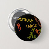 Lebensgroßes Wortkunstplakat Button (Vorne & Hinten)