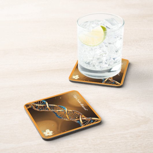 "Lebensgrundsatz" Getränkeuntersetzer (Rechte Seite)