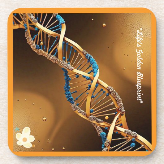 "Lebensgrundsatz" Getränkeuntersetzer (Vorderseite)