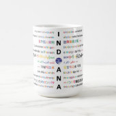 Lebensgrundsätze - Indiana 1a Kaffeetasse (Mittel)