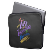 Lebensinteressante Angebotsmotivation Laptopschutzhülle (Vorderseite Links)