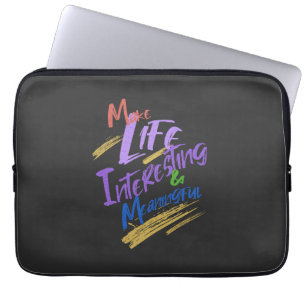 Lebensinteressante Angebotsmotivation Laptopschutzhülle