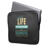Lebensinteressante Angebotsmotivation Laptopschutzhülle (Vorderseite Links)