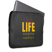 Lebensinteressante Angebotsmotivation Laptopschutzhülle (Vorne Rechts)