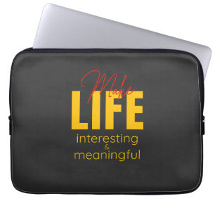 Lebensinteressante Angebotsmotivation Laptopschutzhülle
