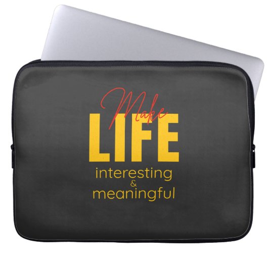 Lebensinteressante Angebotsmotivation Laptopschutzhülle (Vorderseite)