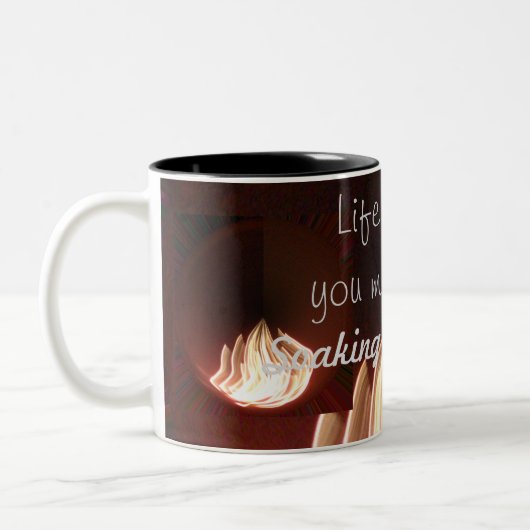 Lebenskaffee Zweifarbige Tasse (Links)