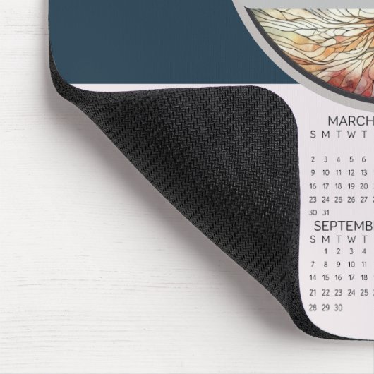 Lebenskalender Mousepad (Ecke)
