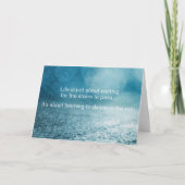 Lebenskämpfe Inspirationsquelle-Regenfotografie Karte (Vorderseite)