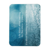 Lebenskämpfe Inspirationsquelle-Regenfotografie Magnet (Vertikal)