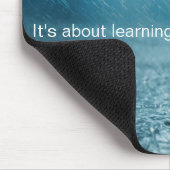 Lebenskämpfe Inspirationsquelle-Regenfotografie Mousepad (Ecke)