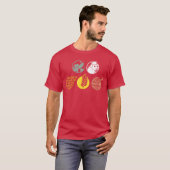 Lebenskomponenten Stein Holz Fels Weizen Schaf Jun T-Shirt (Vorne ganz)
