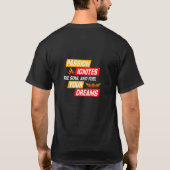 Lebenskostenvoranschlag T-Shirt (Rückseite)