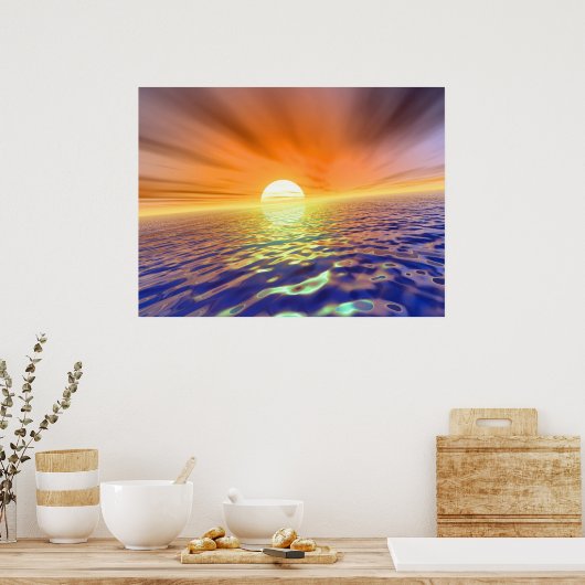 Lebenskraft Poster (Küche)