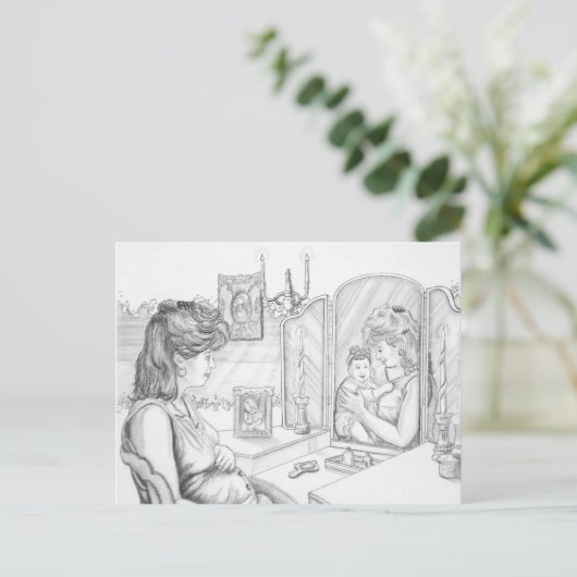 Lebenskraft Postkarte (Stehend Vorderseite)