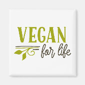 lebenslang vegan magnet (Vorne)