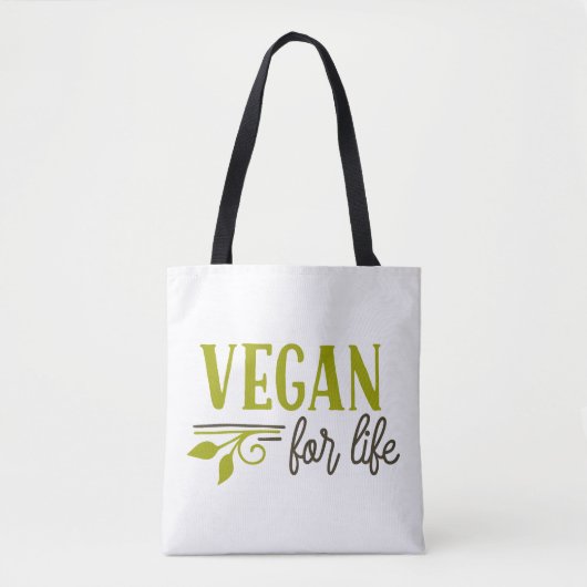 lebenslang vegan tasche (Vorderseite)