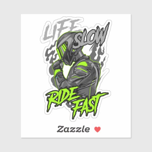 LEBENSLANGE FLÜGE SCHNELLER LEBENSFESTYP AUFKLEBER (Blatt)