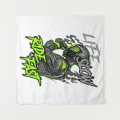 LEBENSLANGE FLÜGE SCHNELLER LEBENSFESTYP WANDTEPPICH (Vorderseite (Horizontal))