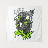 LEBENSLANGE FLÜGE SCHNELLER LEBENSFESTYP WANDTEPPICH (Vorderseite)