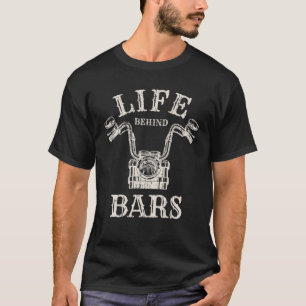 Lebenslänglich Motorradfahrer Vintage Chopper T-Shirt