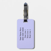 LEBENSLAUF, lustiger Frosch-Gepäckanhänger Gepäckanhänger (Rückseite vertikal)