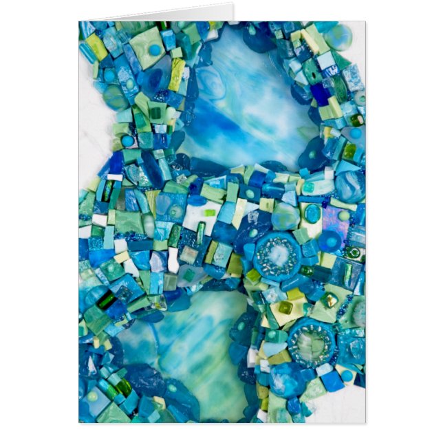 Lebenslauf-Mixed-Media-Mosaik (Vorne)