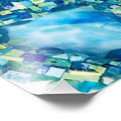 Lebenslauf-Mixed-Media-Mosaik Fotodruck (Ecke)