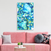 Lebenslauf-Mixed-Media-Mosaik Leinwanddruck (Insitu (Wohnzimmer))