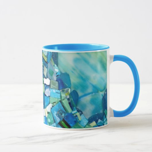 Lebenslauf-Mixed-Media-Mosaik Tasse (Rechts)