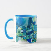 Lebenslauf-Mixed-Media-Mosaik Tasse (Links)