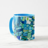 Lebenslauf-Mixed-Media-Mosaik Tasse (Vorderseite Links)