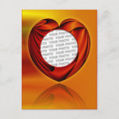 Lebenslauf - Vorlage Postkarte (Vorderseite)