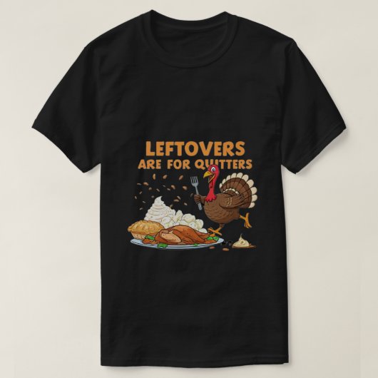 Lebensläufe sind für Quitters - Funny Erntedank TS T-Shirt (Design vorne)